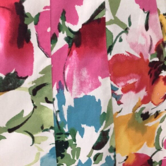 Ralph Lauren Floral Pattern Dress Sleeveless Size 8 - Picture 4 of 9